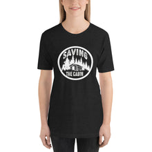 Load image into Gallery viewer, Saving The Cabin White Unisex t-shirt