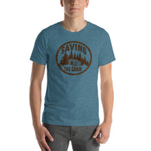 Load image into Gallery viewer, Saving the Cabin Brown Font Unisex t-shirt