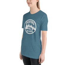 Load image into Gallery viewer, Saving The Cabin White Unisex t-shirt