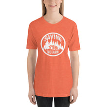 Load image into Gallery viewer, Saving The Cabin White Unisex t-shirt