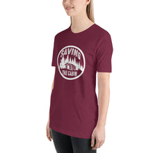 Load image into Gallery viewer, Saving The Cabin White Unisex t-shirt