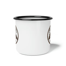 Load image into Gallery viewer, Saving the Cabin Enamel Camp Cup