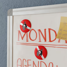 Load image into Gallery viewer, EWN Car Logo Button Magnet, Round (1 & 10 pcs)