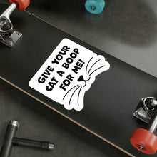 Load image into Gallery viewer, Give Your Cat A Boop For Me, Kiss-Cut Vinyl Decals