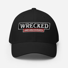 Load image into Gallery viewer, Wrecked & Recovered Text Structured Twill Cap
