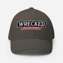 Load image into Gallery viewer, Wrecked & Recovered Text Structured Twill Cap