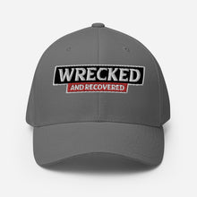 Load image into Gallery viewer, Wrecked & Recovered Text Structured Twill Cap