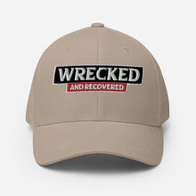 Load image into Gallery viewer, Wrecked & Recovered Text Structured Twill Cap
