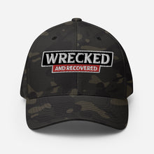 Load image into Gallery viewer, Wrecked & Recovered Text Structured Twill Cap