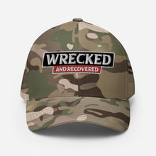 Load image into Gallery viewer, Wrecked & Recovered Text Structured Twill Cap