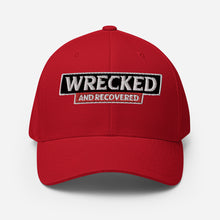 Load image into Gallery viewer, Wrecked & Recovered Text Structured Twill Cap