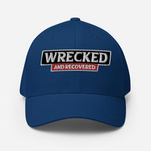 Load image into Gallery viewer, Wrecked & Recovered Text Structured Twill Cap