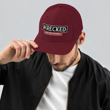 Load image into Gallery viewer, Wrecked & Recovered Text Trucker Cap