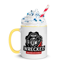 Load image into Gallery viewer, Wrecked & Recovered Mug with Color Inside