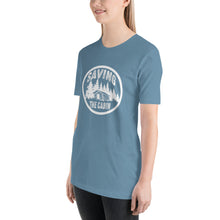Load image into Gallery viewer, Saving The Cabin White Unisex t-shirt
