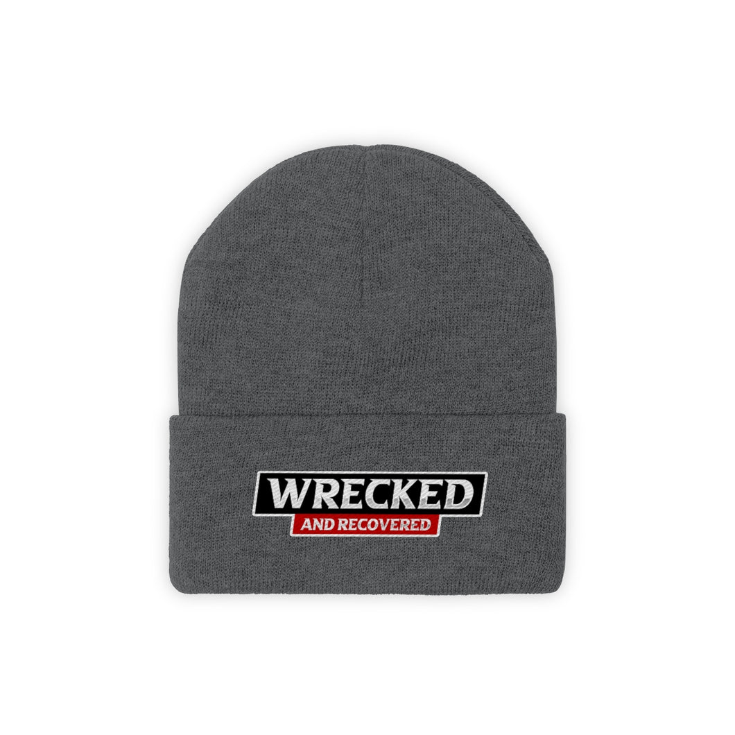 Wrecked & Recovered Knit Beanie