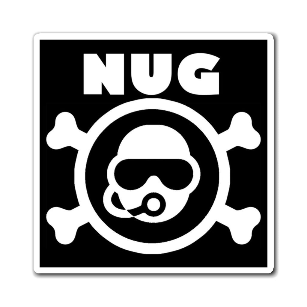 Nug Crossbones Logo Magnet