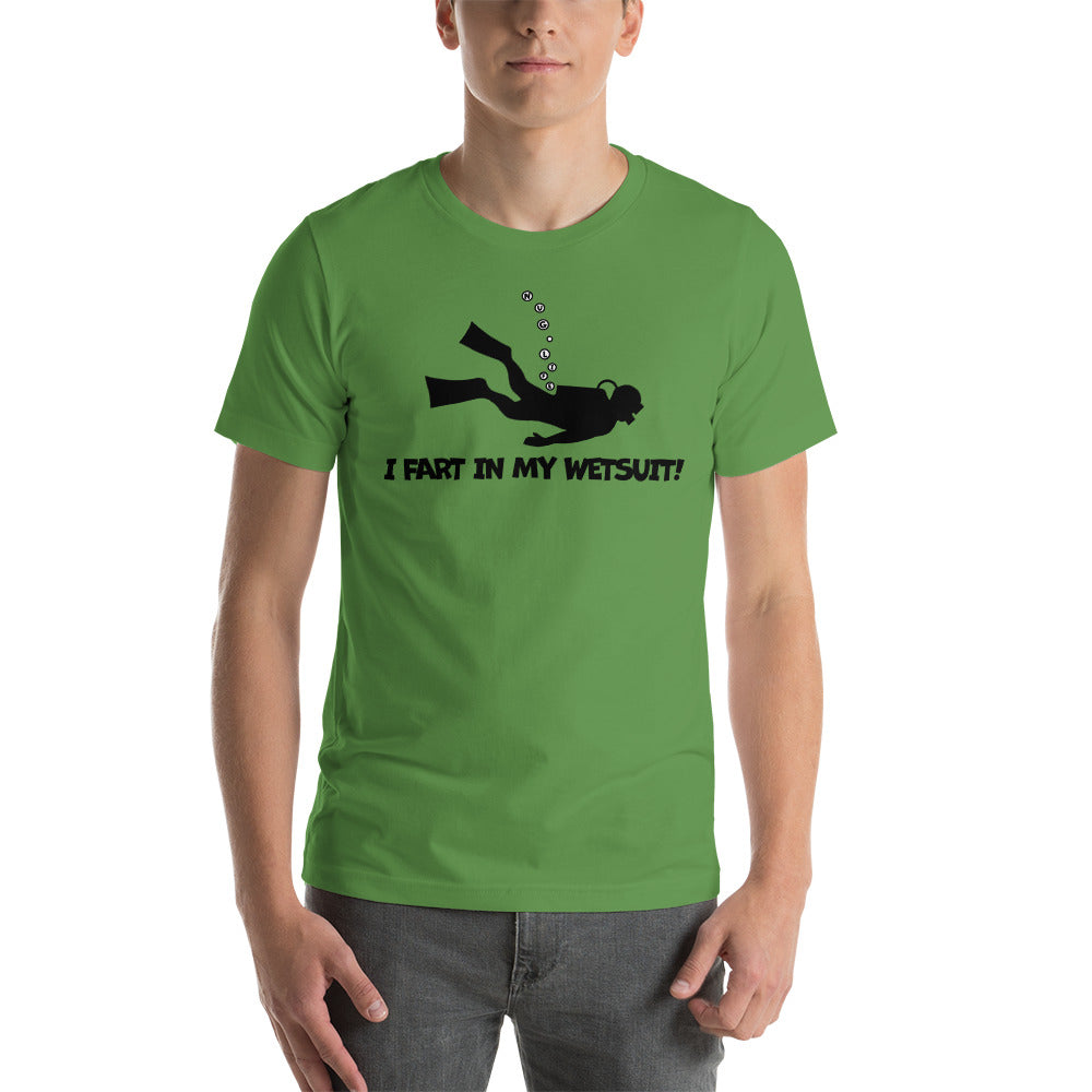 “I Fart In My Wetsuit” Short-Sleeve Unisex T-Shirt