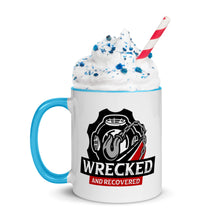 Load image into Gallery viewer, Wrecked &amp; Recovered Mug with Color Inside
